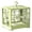 D, variant on Portable Bird Cage Travel Lightweight Small Parrots with Standing Pole Detachable Tray Hook Handle Easy Transport Outdoor Use