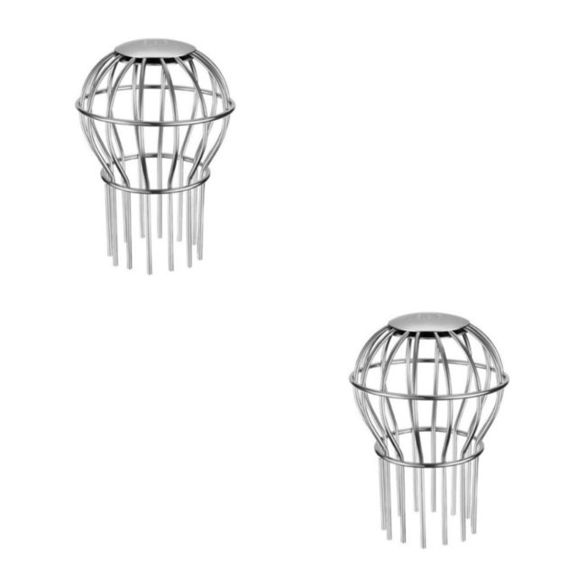 Baohd Leaf Grille Made With Stainless Steel For Long-lasting Performance Sturdy 75pipes 2Set