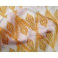 thumbnail image 4 of oneOone Silk Tabby Fabric Chevron Ikat Printed Fabric 1 Yard 42 Inch Wide, 4 of 4