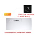 thumbnail image 1 of 3A Water Floor Heating System Smart WIFI Thermostat Central Heating Wiring Centres Hub Controller Actuators For Gas Boiler ,Easy to Install, 1 of 5