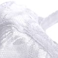 thumbnail image 4 of WMTBSRSW Women's Floral Lace Bra Full Coverage See Through Bralettes Demi Sheer Mesh Balconette Bralette Unlined Underwire Embroidered Mesh Soft Bralettes, 4 of 5