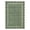 Green, variant on Garvee Scalloped Area Rugs Modern Bordered Rug, 8x10 Washable Rugs Non-Slip Non-Shedding Rugs Low Pile Indoor Carpet for Living Room Bedroom Office, Beige