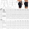 thumbnail image 4 of Men's Body Shaper Padded Shorts Boxer Underwear Tummy Control Shapewear Enhance Butt Lifter Briefs, 4 of 4