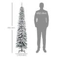 thumbnail image 3 of HOMCOM 6' Artificial Christmas Tree with Realistic Branches Green, 3 of 9