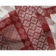 thumbnail image 5 of oneOone Silk Tabby Red Fabric Block Sewing Craft Projects Fabric Prints By Yard 42 Inch Wide, 5 of 5