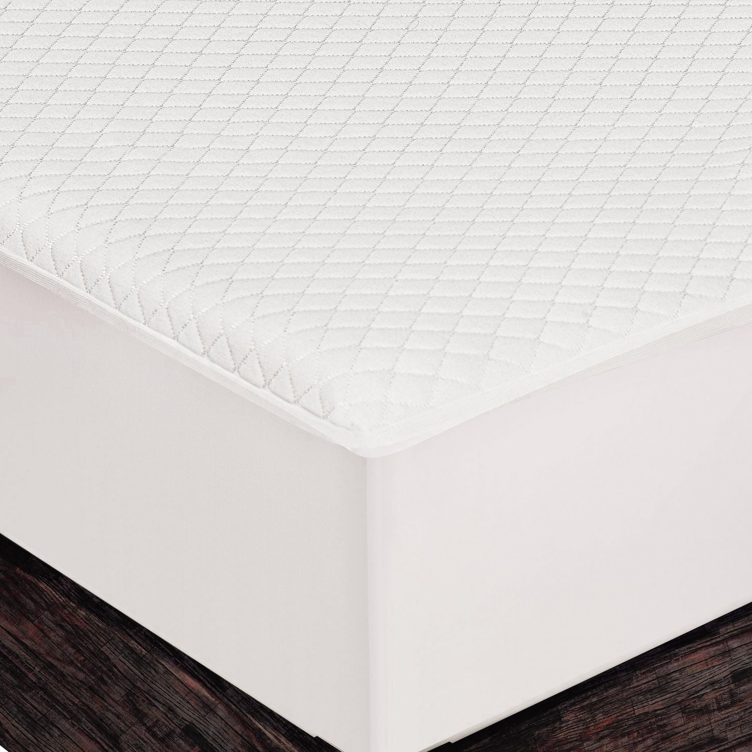 Mainstays Protège-matelas imperméable en tricot doux, King – Ajusté