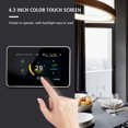 thumbnail image 3 of Wifi WiFi Smart Thermostat Programmable Thermostat 5+2/ 6+1/ 7 Days Schedule APP Remote Control Voice Control  degrees Celsius /℉ PM2.5 Humidity Weather Display, 3 of 7