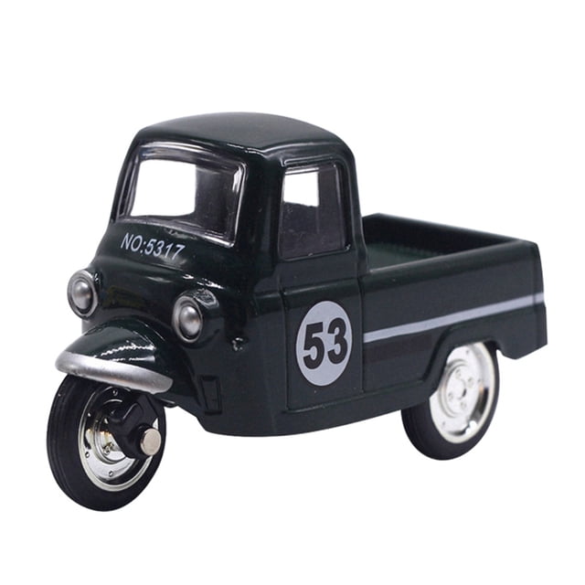 Tricycle Éducatif Modèle Jouet Casse-Tête de Bureau de Collection Mini Véhicule à Trois Roues pour Enfants