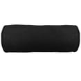 thumbnail image 3 of Chenille Bolster Pillow - Black, 20 x 7, 3 of 5