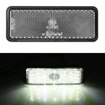thumbnail image 5 of Gorgeri  Universal Motorcycle Scooter Moped Rectangle LED Reflector Tail Brake Light Stop Lamp     Taillight Universal Brake Stop Light   Tail Light, 5 of 5