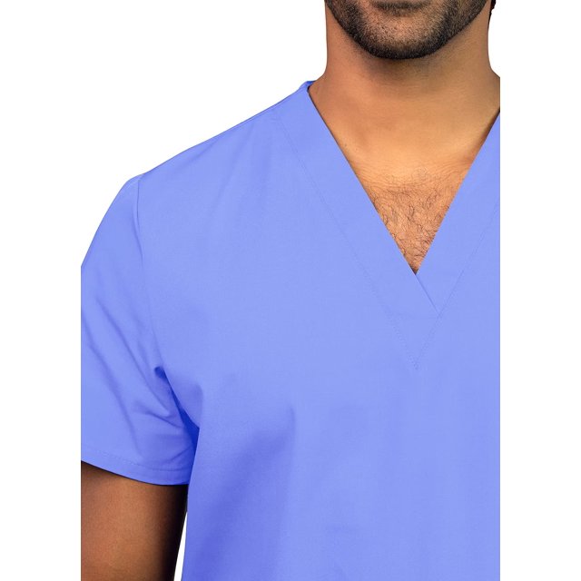 Adar Universal Unisex Scrubs - V Neck Tunic Scrub Top