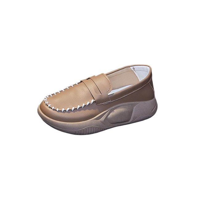 fastboy Chaussures Décontractées pour Femmes Confortables à Enfiler Souples pour la Marche Intérieure Extérieure Kaki 38