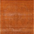 thumbnail image 1 of Ahgly Company Tapis d'Intérieur Lavables en Machine, Carrés Orange Moderne Industriel Orange, 8' Carré, 1 of 7