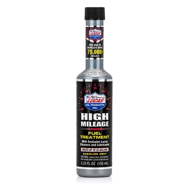 Lucas Oil Additif pour Carburant 10977 pour Essence; avec Nettoyants et Lubrifiants; une Seule; Bouteille de 5,25 Onces; Convient jusqu'à 25 Gallons