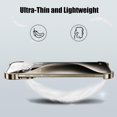 thumbnail image 4 of Case for iPhone 17 Pro Max/17 Pro/Air/17,  Aluminum Alloy Shockproof Cover with Lens Protector Shell, 4 of 8
