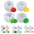 thumbnail image 3 of 4PCS Succulent Mold Creative DIY Resin Art Mold Silicone Soap Mold Epoxy Mold, 3 of 10