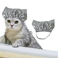thumbnail image 1 of Pet Hats for Adjustable Shower Cap Strap with Fixed Ear Openings - Convenient Bath Accessory for Dogs Cats and, 1 of 3