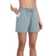 thumbnail image 3 of Short de Course à la Taille Élastique pour Femmes avec Poches, 3 of 7
