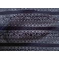 thumbnail image 4 of oneOone Cotton Poplin Fabric Leaves & Chevron Block Print Fabric By Yard 42 Inch Wide, 4 of 4