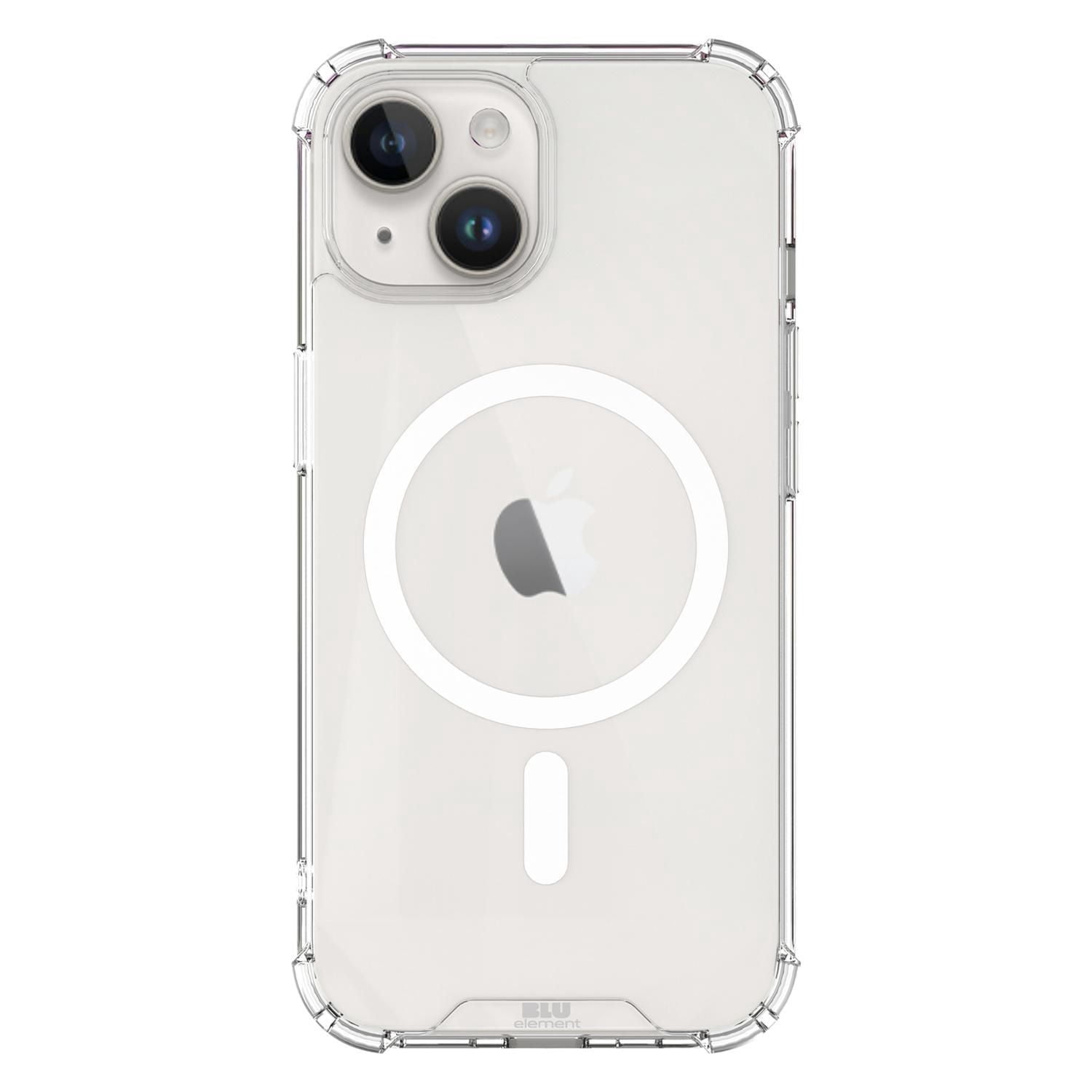 Blu Element DropZone Rugged Case with MagSafe Clear for iPhone 16e/15/14/13