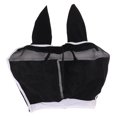 thumbnail image 2 of Horse , Breathable Multifunctional Extra Comfort Horse Mesh Face Cover With Ears For Barn, 2 of 8