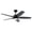 Matte Black-5, variant on VAGIZM 42 Inch Ceiling Fan with Light - 5 Blades Modern Ceiling Fan for Living Room and Bedroom - Quiet DC Motor - 3CCT - 6 Speeds - Dimmable - Reversible Function - Light Wood Tone