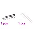 thumbnail image 1 of 2pcs Cup Board Hanging Hook Cabinet Glass Mug Holder Rack Organizer Home Kitchen Wardrobe Clothes Hook, 1 of 9