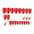 thumbnail image 1 of 28PCS Fake Nails Tips Set Different Sizes Natural French Short False Nails Tips Full Cover Acrylic Artificial Nails for Nail Salons & DIY Nail Art Tool, 1 of 9
