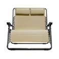 thumbnail image 3 of Caravan Canopy Infinity Zero Gravity Loveseat Steel Frame Patio Deck Lawn Chair, 3 of 6