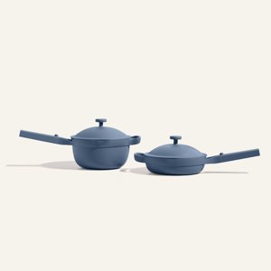 Our Place Mini Cookware Duo (6 piece) Mini (but still very multifunctional) versions of our two bestsellers Blue Salt
