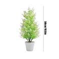 thumbnail image 4 of Feltree Simulation Christmas Small Pinaster Cedar Tree Artificial Pinaster Cedar Leaf Simulation Green Bonsai Living Room Potted Ornaments, 4 of 8