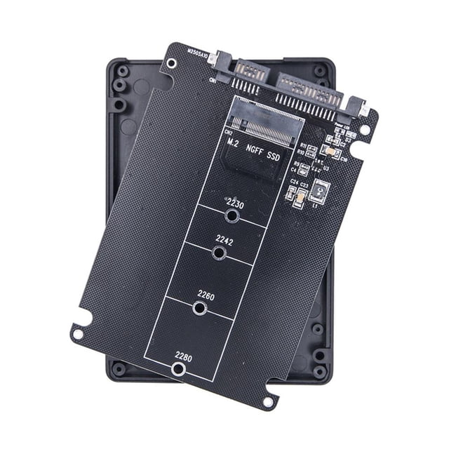 M.2 NGFF SSD To SATA3 External Hard Drive Box 6Gbps Hard Disk Adapter Board ξ ~щ U7B6