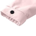 thumbnail image 3 of WRKEKC Men's Heavy-Duty Waterproof Workwear Raincoat Hooded Jacket with Multiple Utility Pockets for All-Weather Outdoor Construction and High-Visibility Work Commute Pink XS, 3 of 7