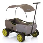 hauck Eco Folding Wagon with Multipurpose Hand Pulled Utility, Forest Green