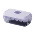 thumbnail image 1 of Bac avec Couvercle Grande Capacité en Silicone pour Glaçons Parfaits et Cubes, 1 of 6