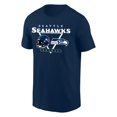 thumbnail image 1 of NFL Seattle Seahawks Triangle Logo Navy Medium T-Shirt, 1 of 2