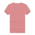 thumbnail image 1 of AherBiu Hauts Grande Taille pour Femmes T-Shirt à Manches Courtes Col Ras du Cou Été Décontracté Confortable T-Shirts Basiques, 1 of 4