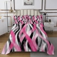 thumbnail image 1 of Erosebridal Geometric Stripe Coverlet Set King,Abstract Artwork Bedding Set,Geometry Lines Decor,Breathable,3 Pieces, 1 of 5