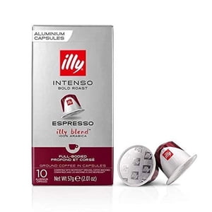 Illy Capsules compatibles Espresso, Intenso Bold Roast, 100% Arabica, 10-Count