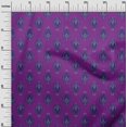 thumbnail image 2 of oneOone Viscose Chiffon Fabric Leaves Block Print Sewing Fabric BTY 42 Inch Wide, 2 of 4
