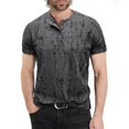 thumbnail image 1 of Hiiyo T-Shirt à Manches Courtes Déchiré pour Hommes, Tailles P-TTG, 1 of 4