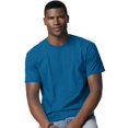 thumbnail image 1 of Hanes TAGLESS Men`s T-Shirt - Best-Seller, M, Sapphire, 1 of 3