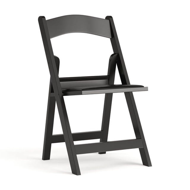 Flash Furniture Hercules Series Black Resin Folding Chair