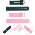 thumbnail image 3 of Shisuyan 2Pcs Silicone Strap Smartwatch Watch Band Decorative Watch Strap Replaceable Watchband, 3 of 9
