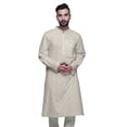 thumbnail image 3 of Atasi Kurta Imprimé pour Hommes Col Mandarin Popeline de Coton Kurta Chemise Décontractée, 3 of 7