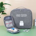 thumbnail image 2 of maytalsory Emergency Organizer Zipper Waterproof Household Empty Storage Bag Classification Dust-proof Students Pill Case for School Purple Large, 2 of 7