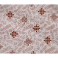 thumbnail image 4 of oneOone Cotton Flex Dark Red Fabric Geometric Texture Craft Projects Decor Fabric Printed By The Yard 40 Inch Wide, 4 of 4