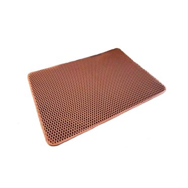 Rbaofujie Washable Rugs Double-Layer Eva Non-Slip Litter Mat Pet Litter Box Litter Filter Mat Wear- Scratch- Litter Control Mat Front Door Rugs Indoor