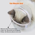thumbnail image 2 of Cat Grooming Muzzle, Breathable Transparent outhguard, Pet Muzzle For Claw M, 2 of 8
