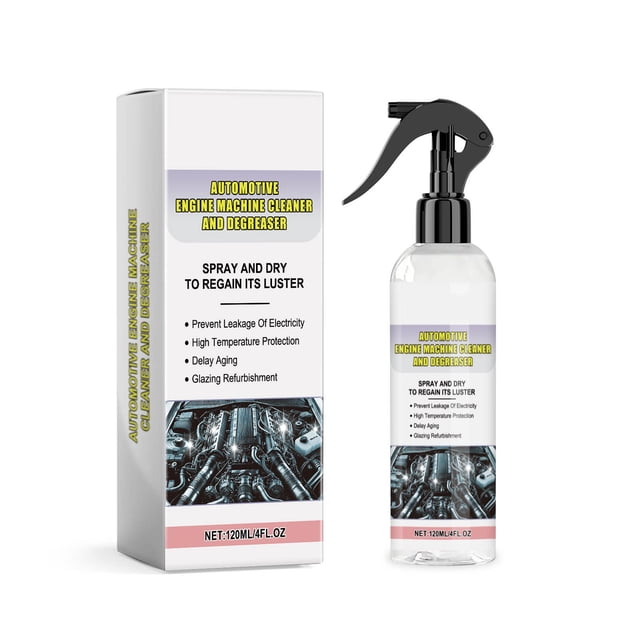 Kyusrd Summer All Sale!Automotive Engine Cleaner And Degreaser Engine Parts Grease Degreaser 120ml